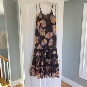 Free people intimately slip floral maxi dress xs